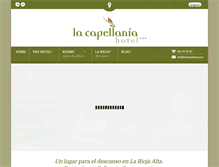 Tablet Screenshot of hotelcapellania.com